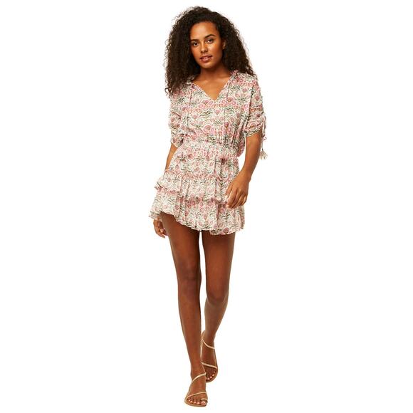 Misa Dresses & Skirts - Misa Becca Somerset Floral Layered Ruffles Dress Size S Small